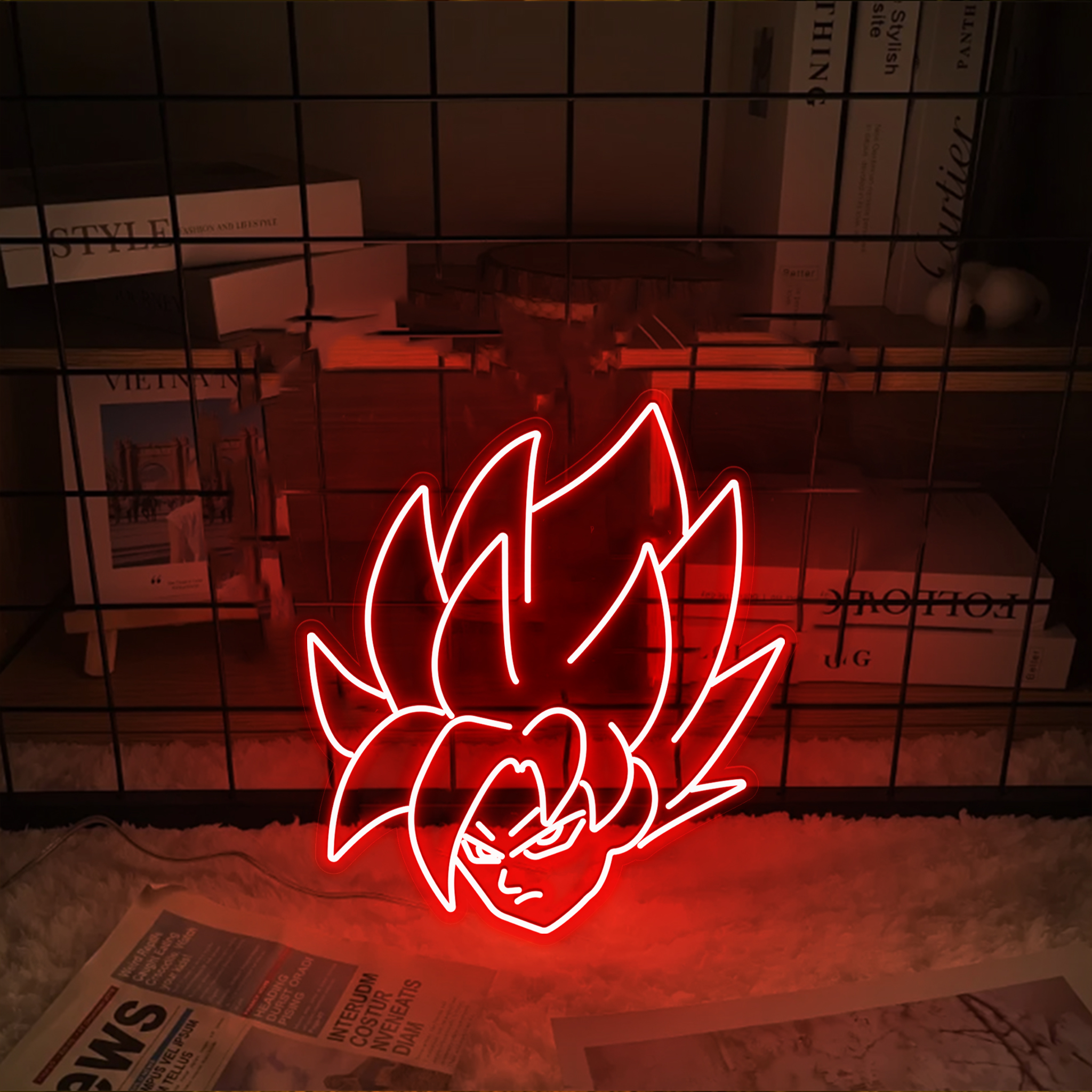 Son Goku Dragon Ball Neon Sign Anime Art Sign Decor