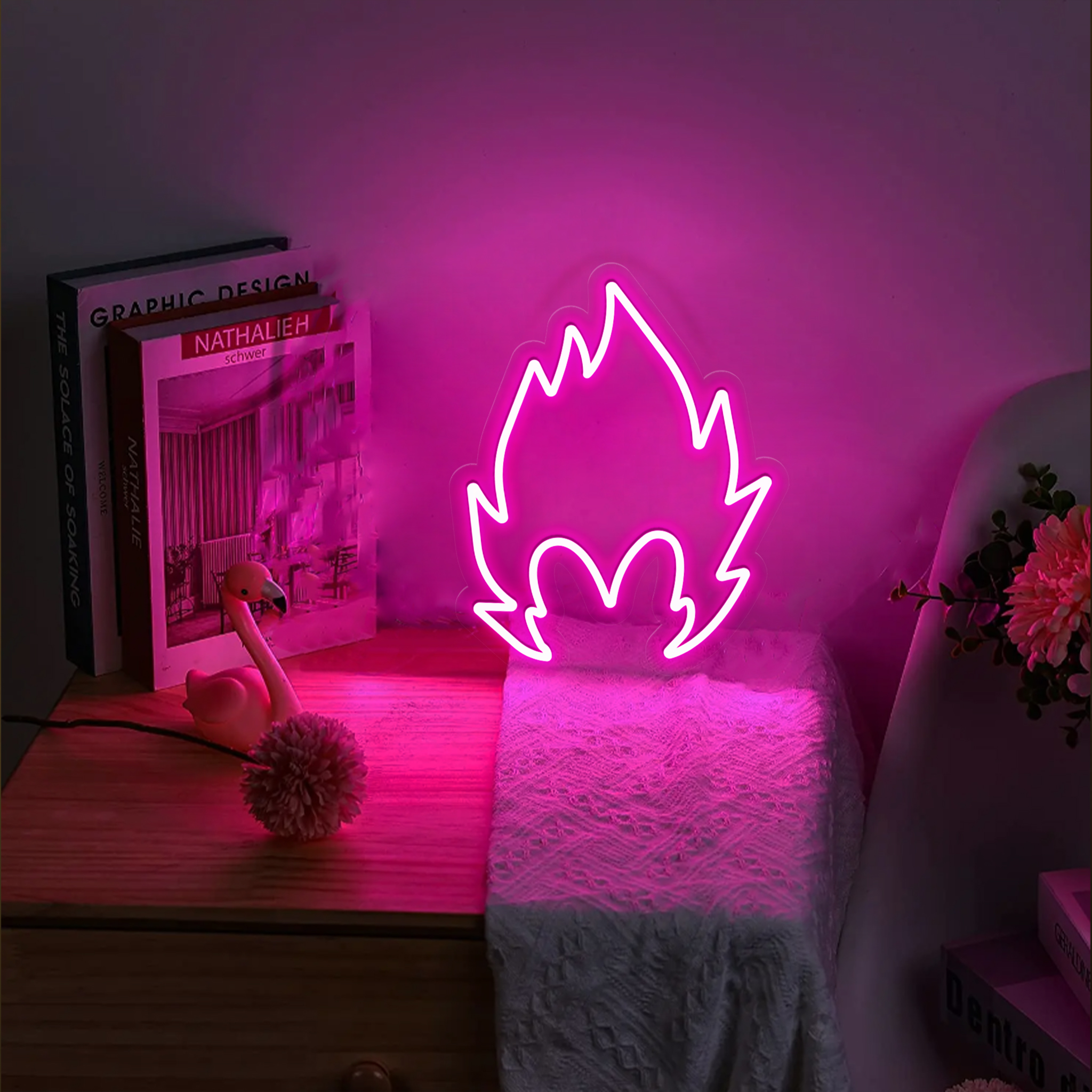 Vegeta Head Neon Sign Anime Art Sign Decor