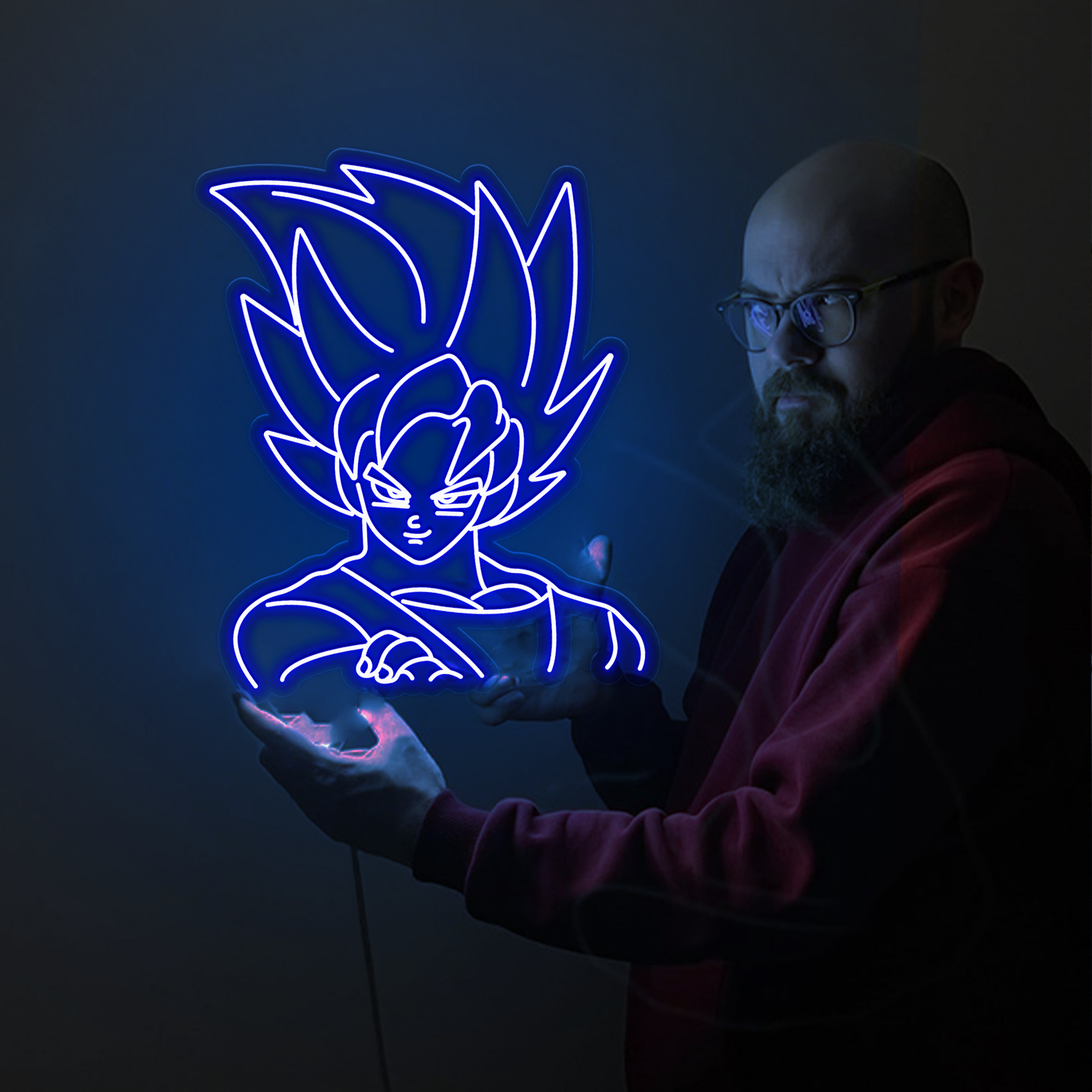 Son Goku Dragon Ball Neon Sign Kids Room Decor