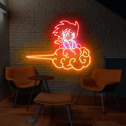 Songoku Dragon Ball Z Neon Sign Anime Wall Decor Signboard