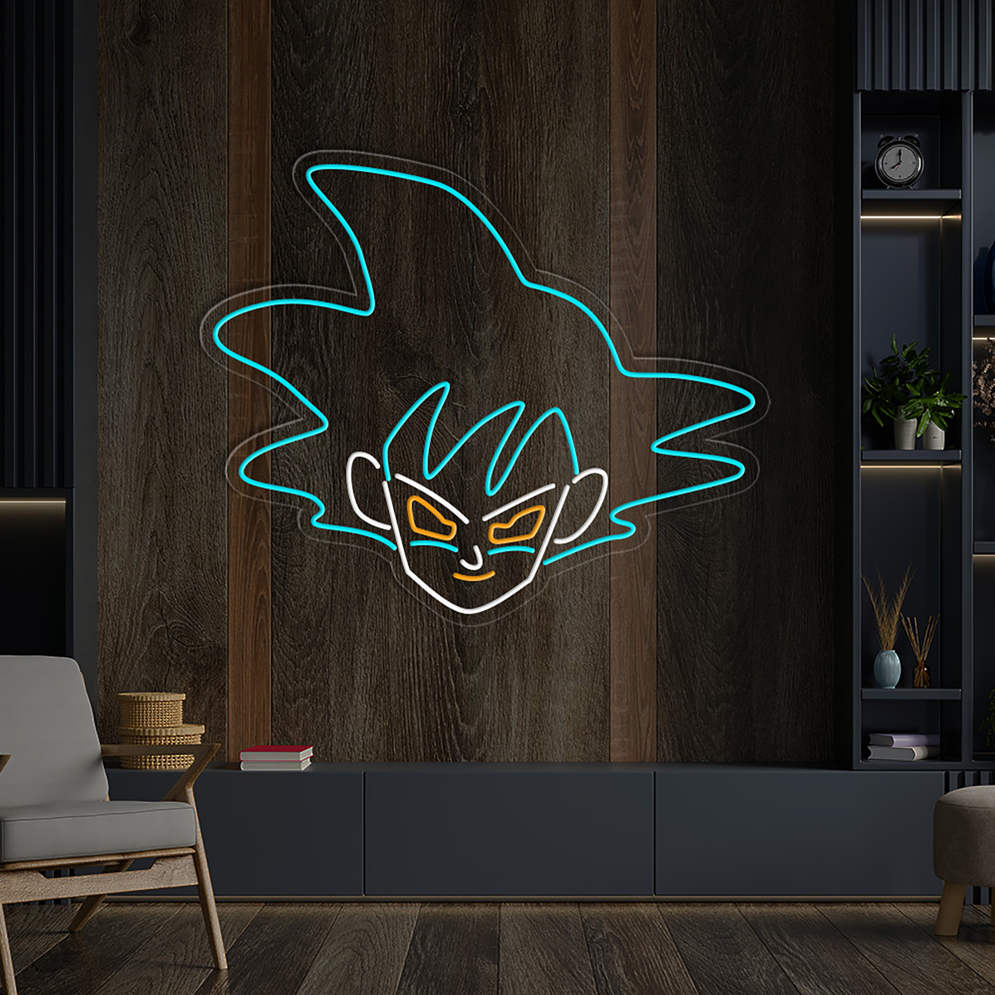 Songoku Dragon Ball Z Neon Sign Anime Art Sign Decor