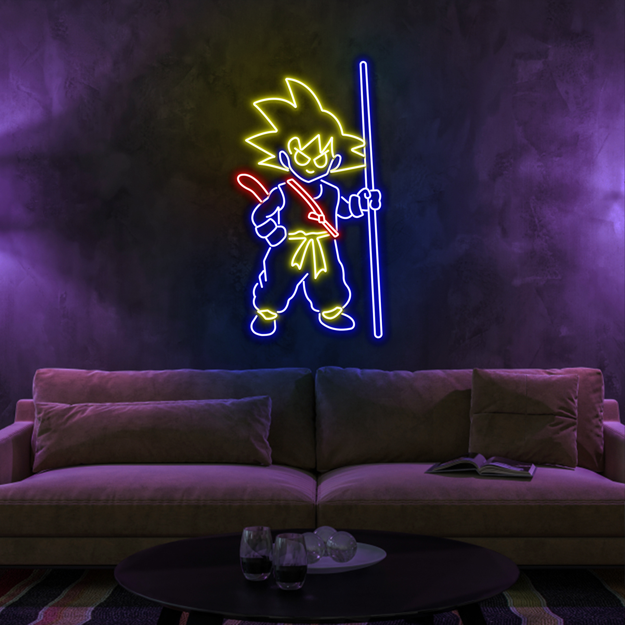 Gohan Dragon Ball Z Neon Sign Gifts For Kids