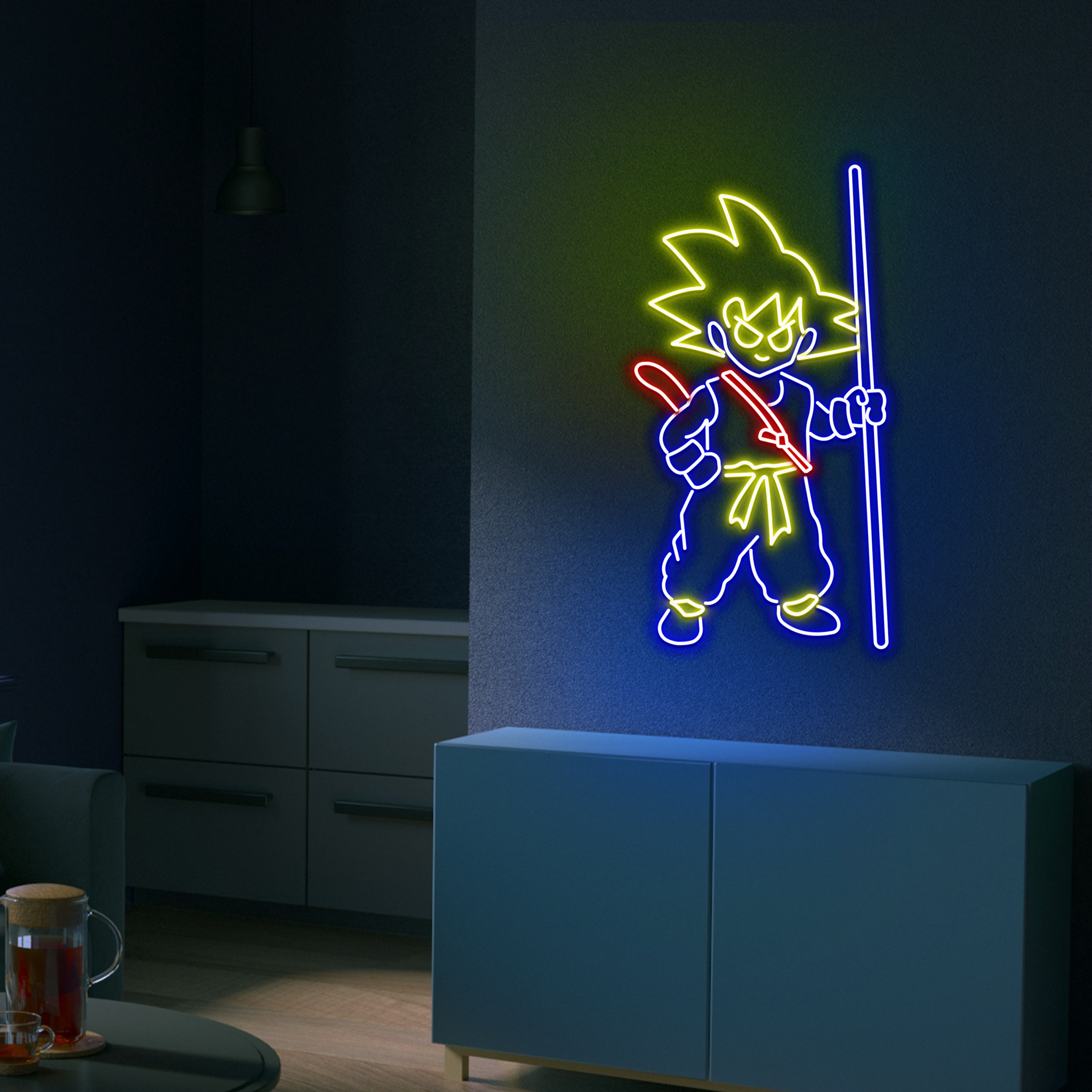 Gohan Dragon Ball Z Neon Sign Gifts For Kids