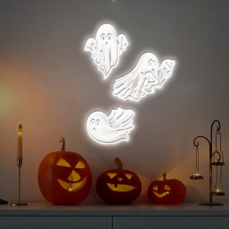 Funny Spooky UV Sign Halloween Hanging Wall Decor