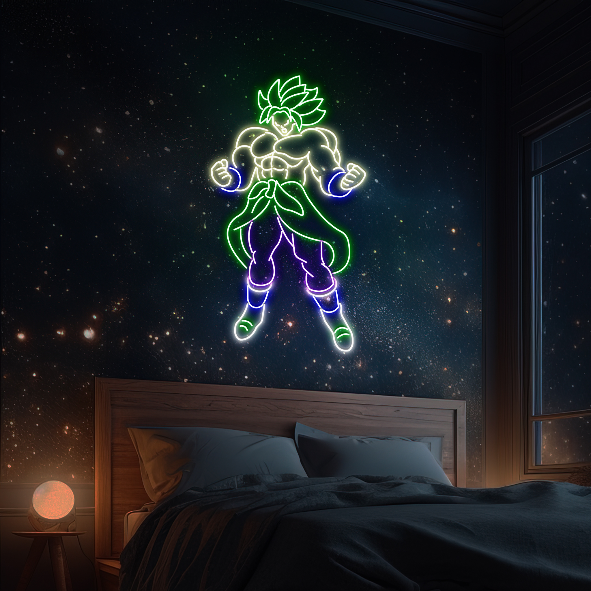 Dragon Ball Neon Sign Songoku Hanging Decor