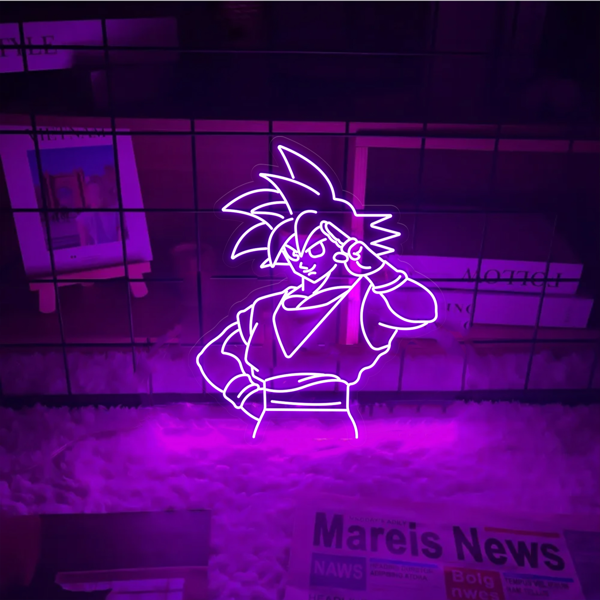 Son Goku Dragon Ball Neon Sign Anime Light Wall Decor