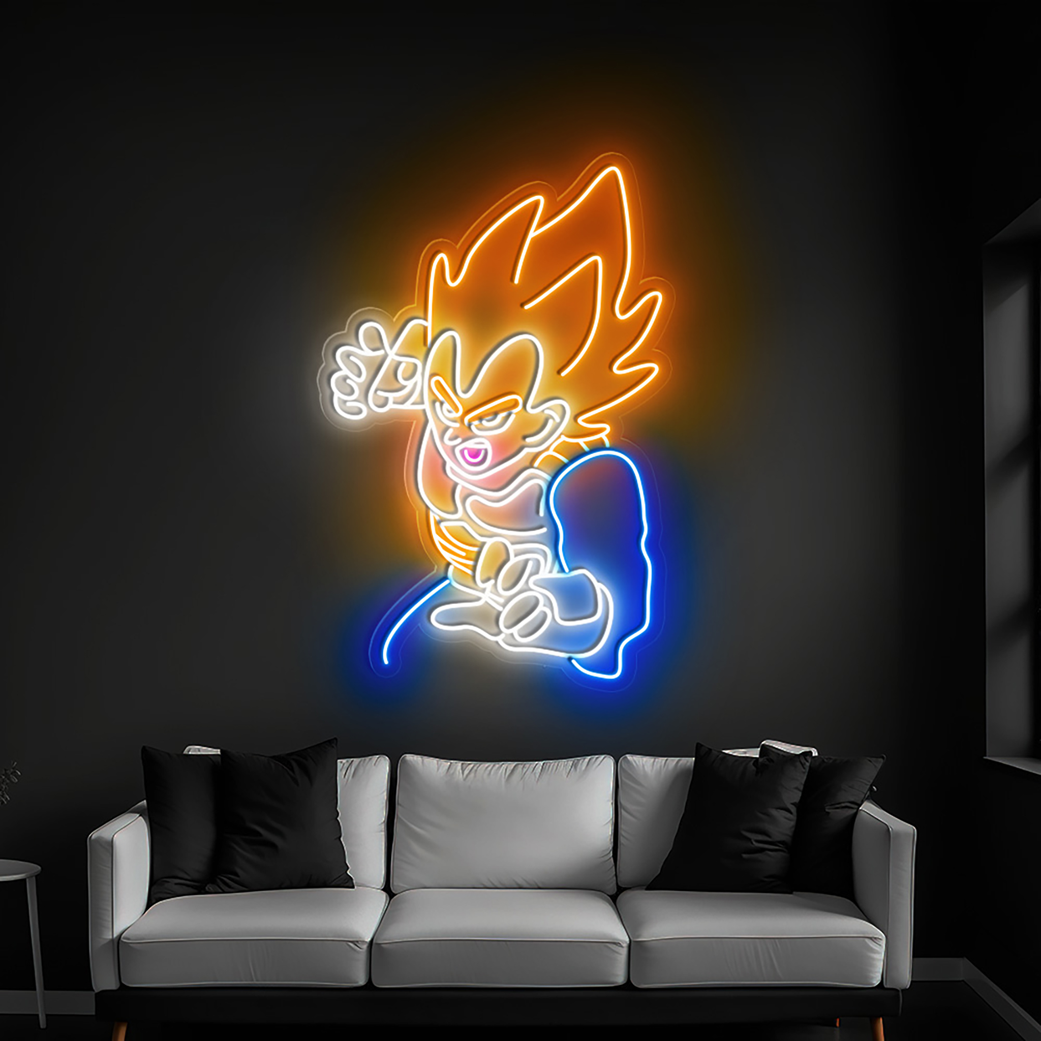 Vegeta Dragon Ball Z Neon Sign Anime Art Sign Decor