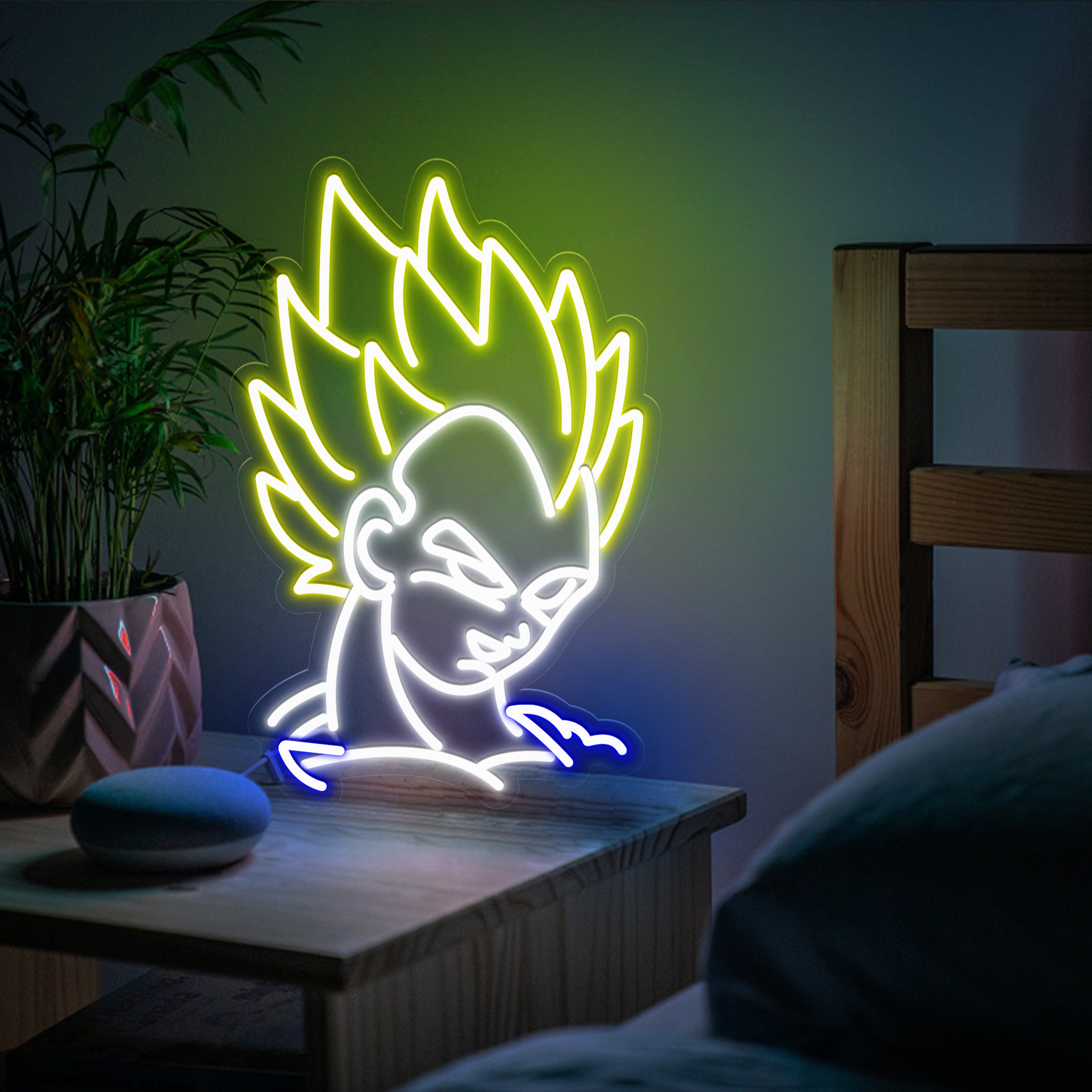 Vegeta Dragon Ball Z Neon Sign Anime Light Wall Decor