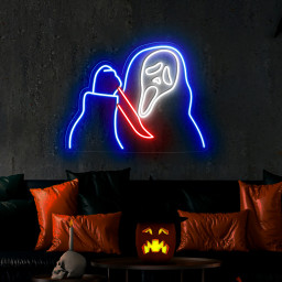 Halloween Ghost Neon Sign Halloween Wall Decor