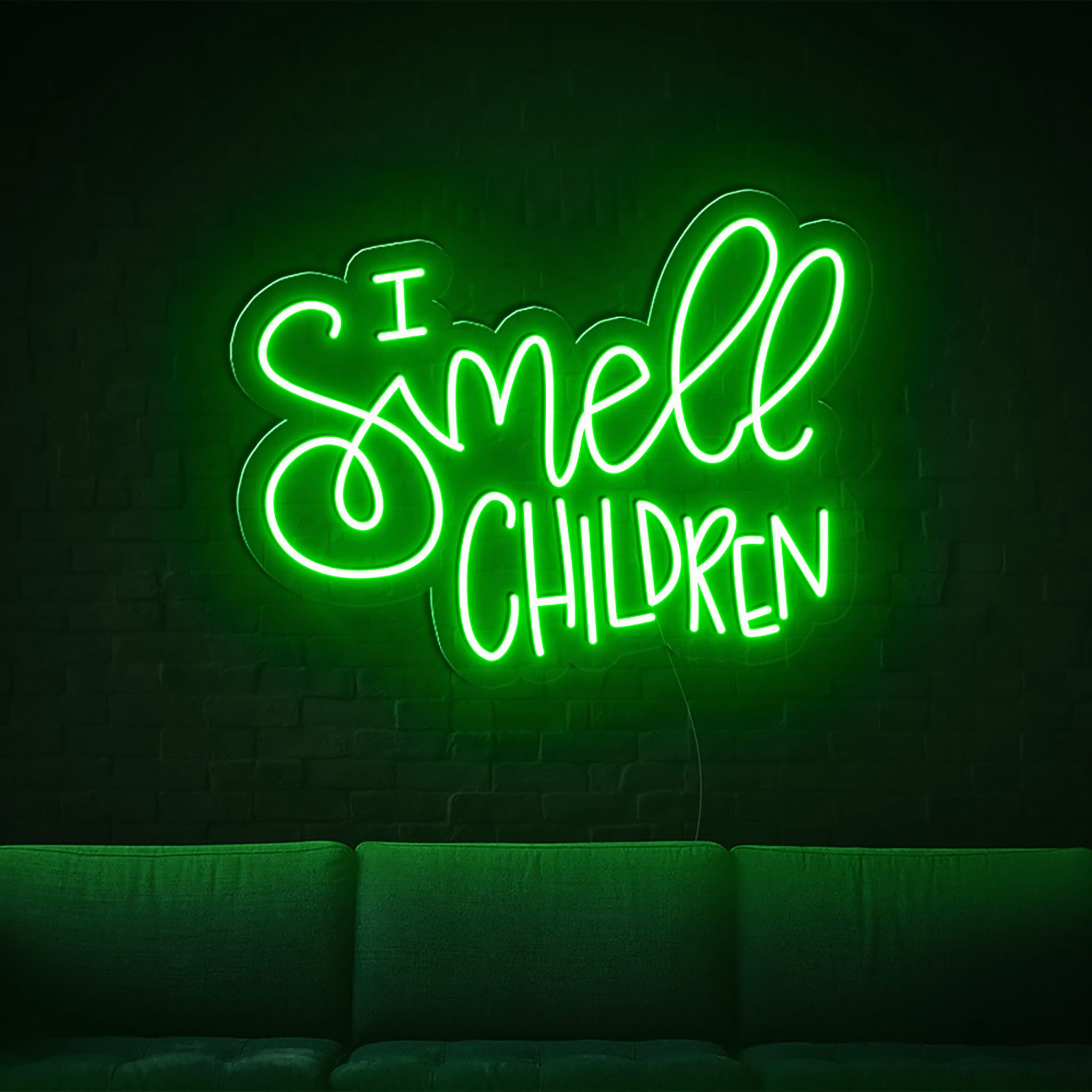 I Smell Children Neon Sign Halloween Wall Decor