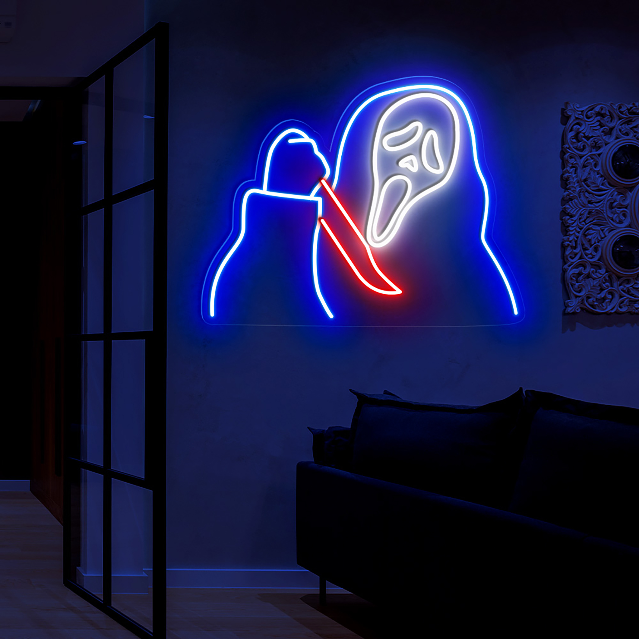 Halloween Ghost Neon Sign Halloween Wall Decor