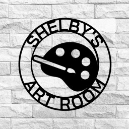 Art Room Sign, Craft Room Sign, Arts and Crafts Sign, Metal Sign, Hobby Sign, Painting Sign, Art Class Sign