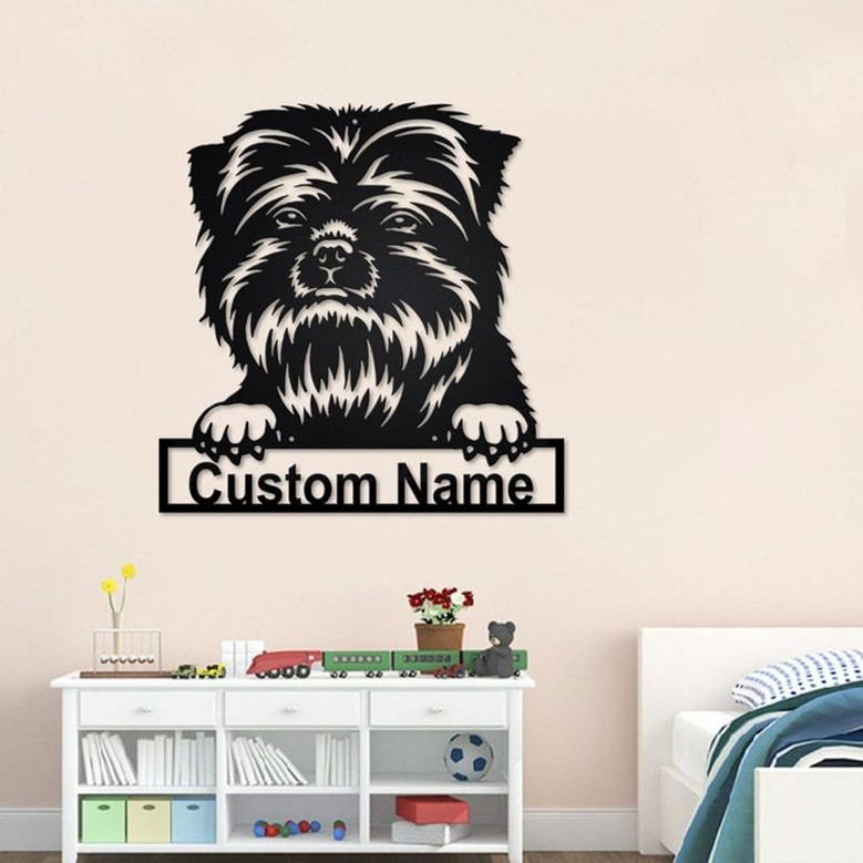 Personalized Affenpinscher Dog Metal Sign | Affenpinscher Dog Metal Wall Art | Dog Metal Sign | Affenpinscher Dog Lover Gift| Dog Lover Gift