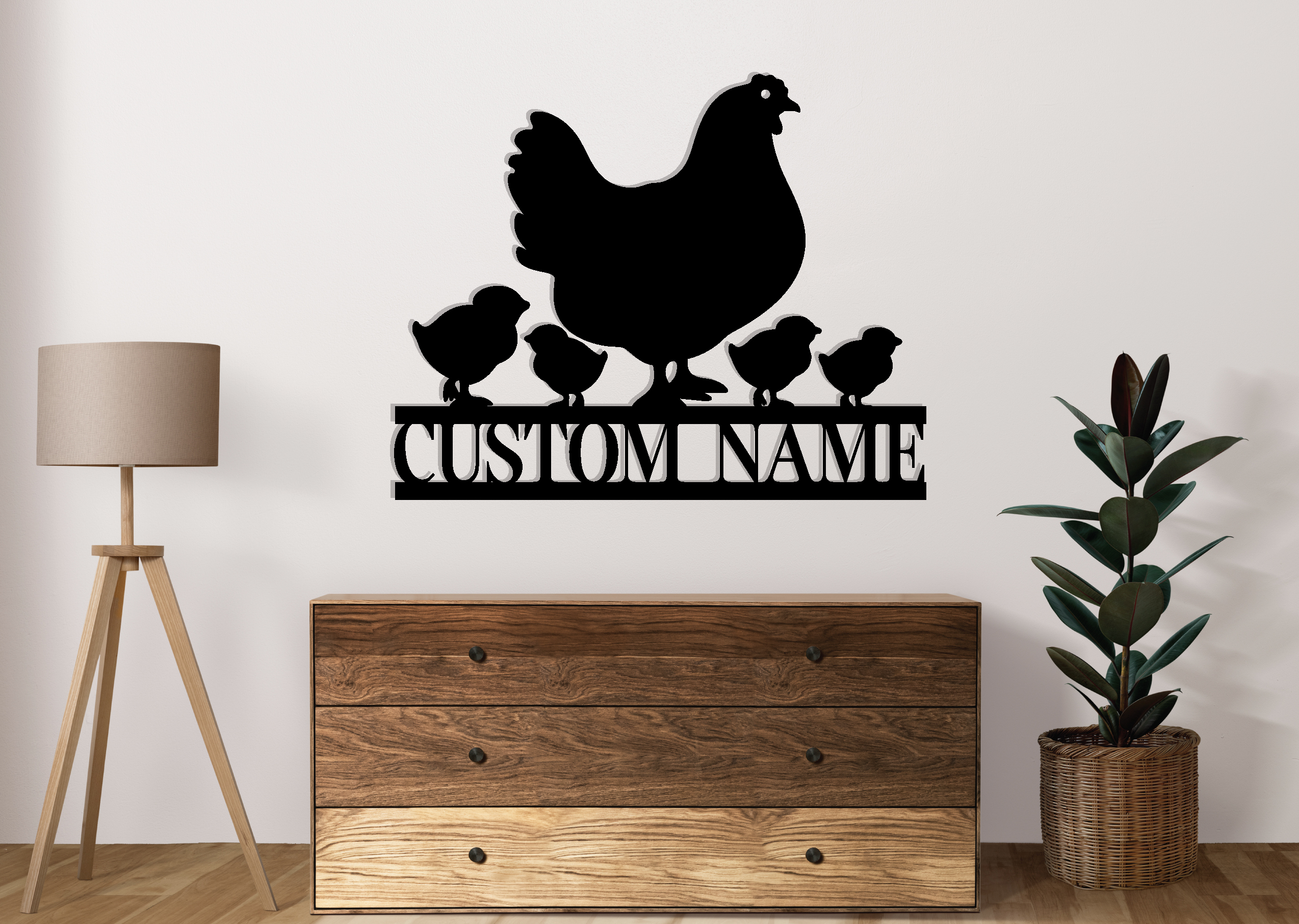 Custom Chicken Coop Metal Sign