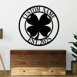 Custom ST Patrick's Metal Signs Hanging Wall Art