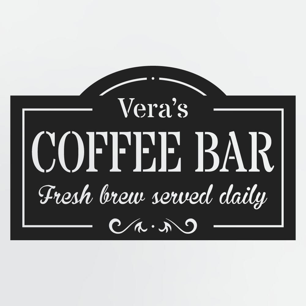 Metal Classic Sign With 3-Lines Of Custom Text, Personalized Plaque