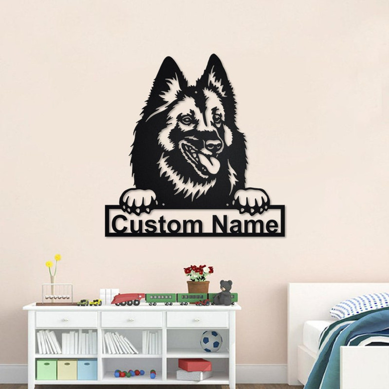 Personalized Belgian Tervuren Metal Sign | Belgian Tervuren Metal Wall Art | Dog Metal Sign | Dog Lover Gifts | Belgian Tervuren Lover Gifts