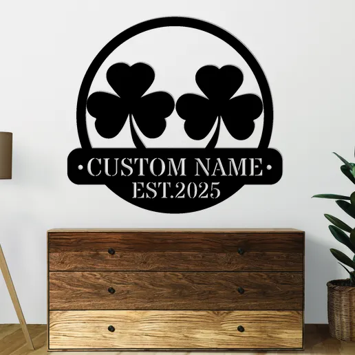 Custom ST Patrick's Metal Signs
