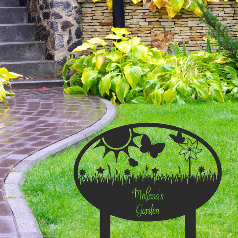 Personalized Sun Garden Stake