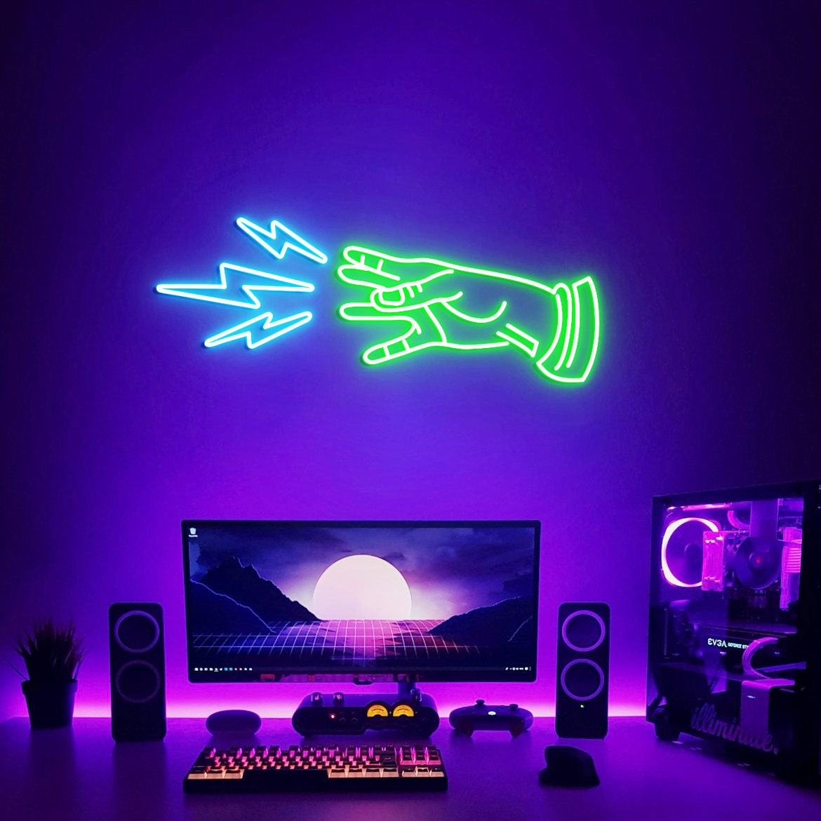 Custom Bioshock Plasmids Neon Sign, Man Cave Wall Decoration Gift Neon Light