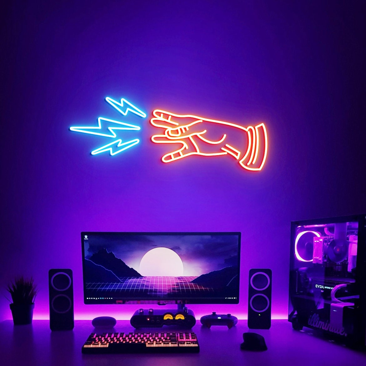 Custom Bioshock Plasmids Neon Sign, Man Cave Wall Decoration Gift Neon Light