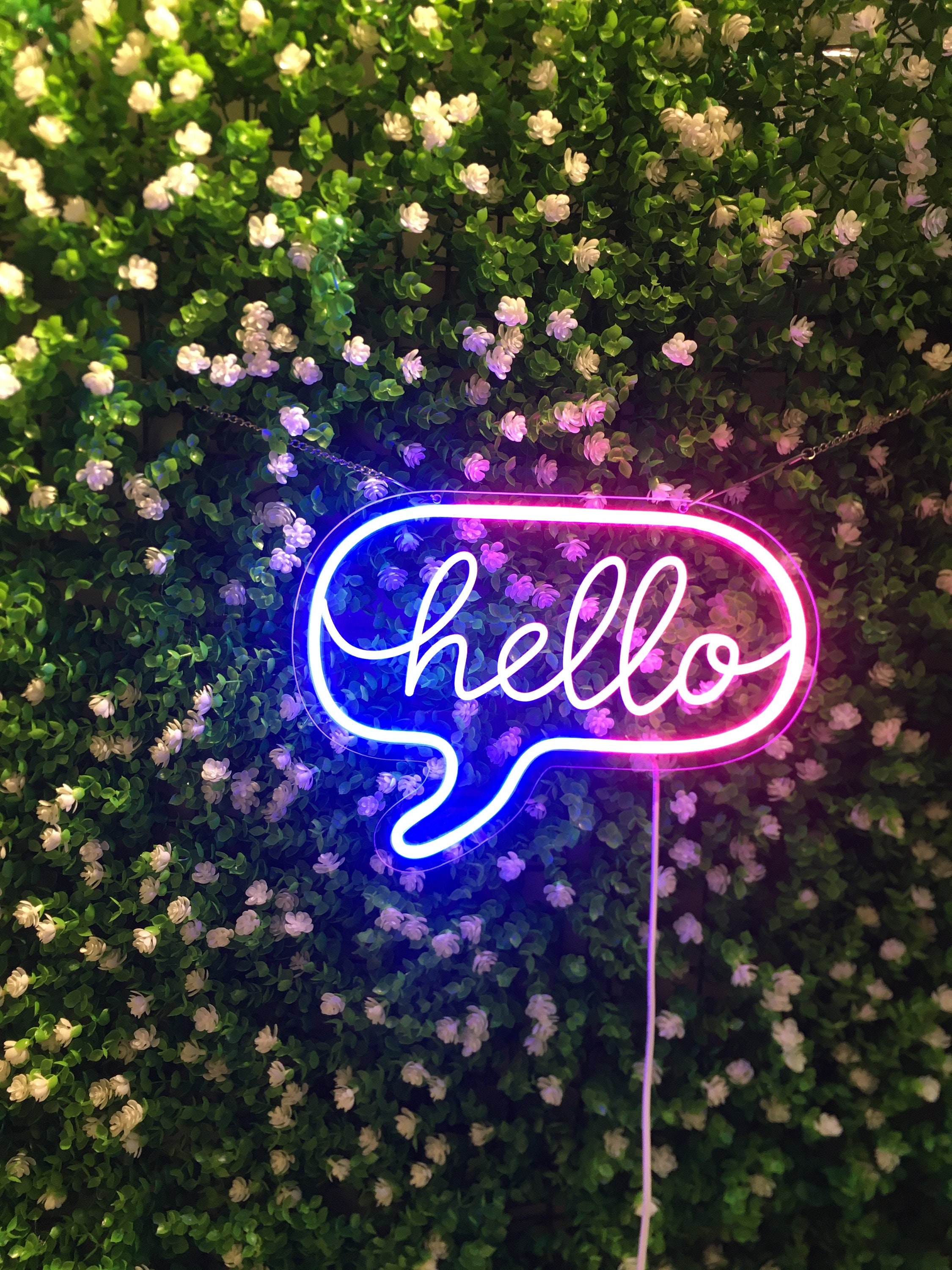 Neon Sign Light Hello Led USB 5v Personalized Birthday Decoration Room Bar Home Bedroom Party Wall Decor Neon Mural Ornament Gift