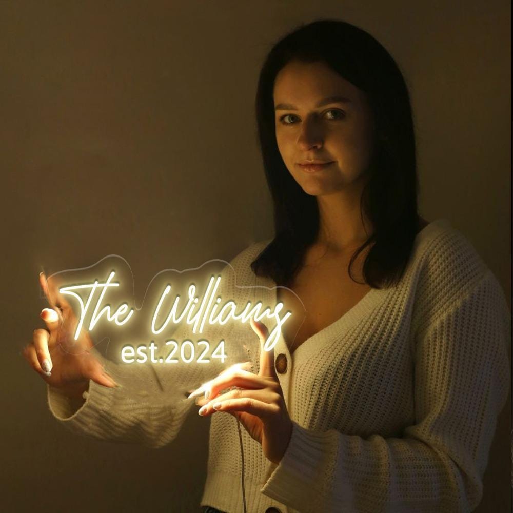 Wedding Battery Operated Neon Sign Custom, Neon Light for Home Decor, Neon Sign Wedding, Neon Name Sign for Wedding Decor, Wedding Neon Sign