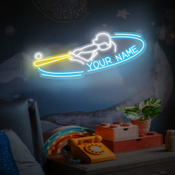 Custom baseball neon sign, personalized baseball neon sign, baseball player gifts, baseball room decor, baseball Sign