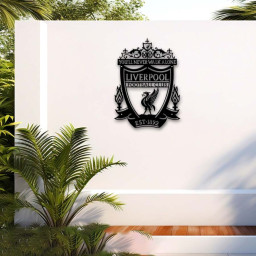 Liverpool FC Emblem – Raised Steel Wall Art