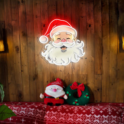 Christmas Santa Clause Neon Sign Merry Christmas Neon Sign Christmas Tree Decor Sign Custom Neon Sign Christmas Gifts Holiday Neon Sign