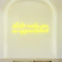 Let's Make You An Appointment Neon Sign, Appointment Sign for Salon Wall, Salon Appointment Sign