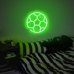 Soccer Neon Sign, Nursery Decor, Personalized Neon Sign, Personalized Name Neon Sign, Neon Name Sign, Kids Name Sign, Soccer Gift