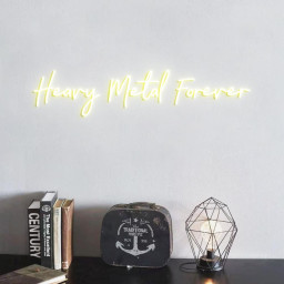 Heavy Metal Forever Neon Sign, Custom Metal Band Neon Light, Gift for Heavy Metal Fans, Heavy Metal Music Sign Room Decor