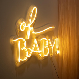 Oh baby LED Neon Sign, Personalized Neon Sign For Baby, Custom Neon Sign, Led Light Baby Shower Gifts, Wedding Decoration, Birthday Present