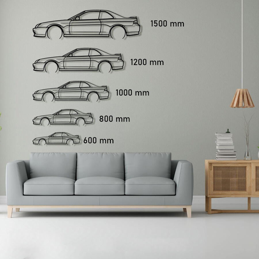 Honda Prelude Raised Steel Wall Art