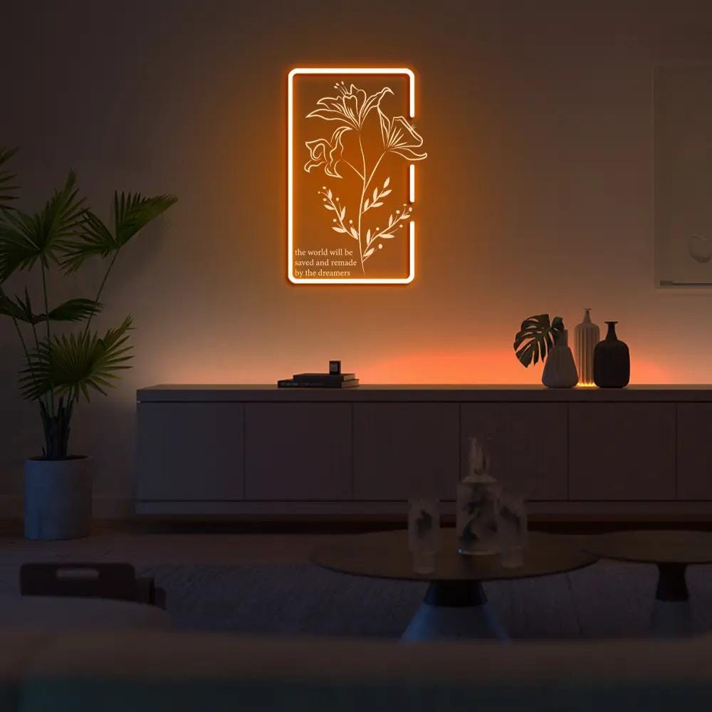 Throne Of Glass Flower Aelin Quote Neon Sign, The Thirteen Neon, Throne Of Glass Neon, Gift for her To Whatever End Throne Of Glass Neon