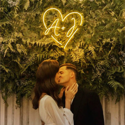 Initial Neon Sign Custom Wedding Decor, Neon Sign Custom Wall decor, Neon Name Sign Wedding Centrepieces, Custom Led Sign Personalized Gifts