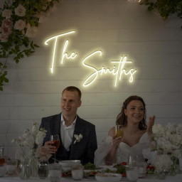Custom Wedding Neon Sign, Battery Operated Upgrade Available, Wedding Neon Sign For Reception, Custom Led Neon Sign For Wedding Gifts