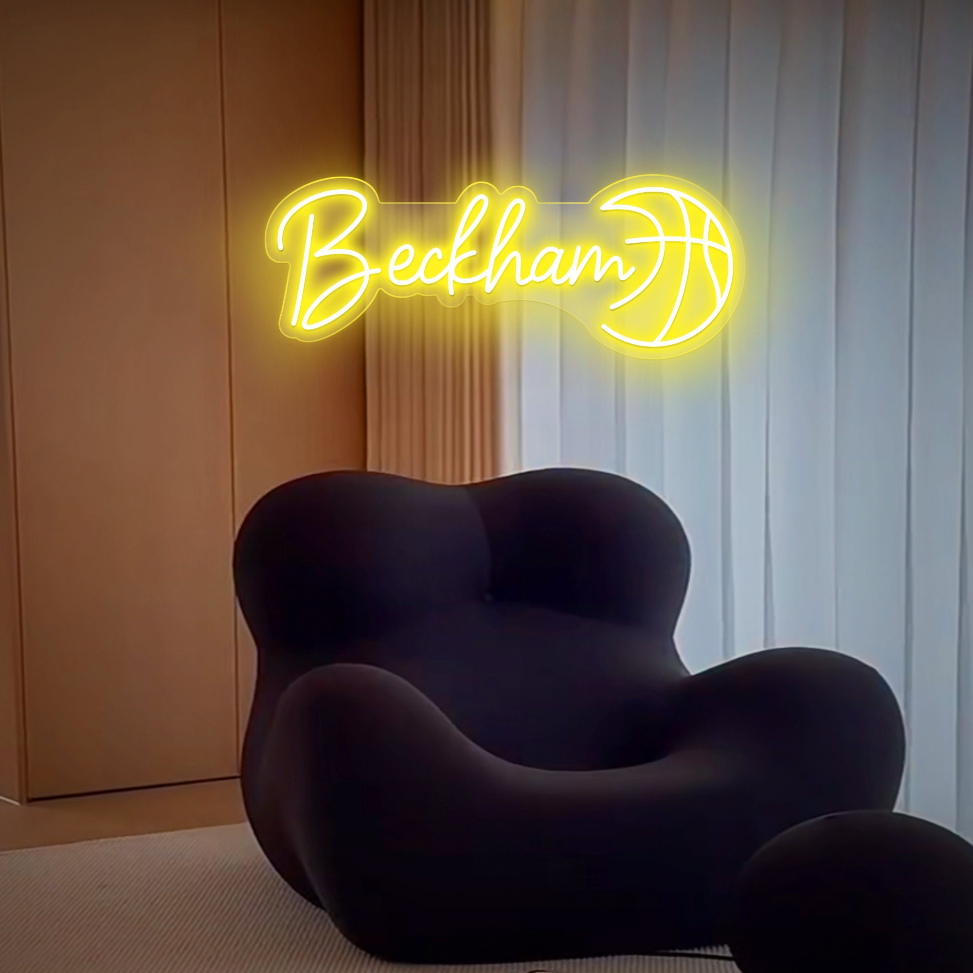 Teenage boy gifts basketball neon sign/ Neon name Sign/ Child gift boy/ Personalized basketball/ Basketball gifts for boy