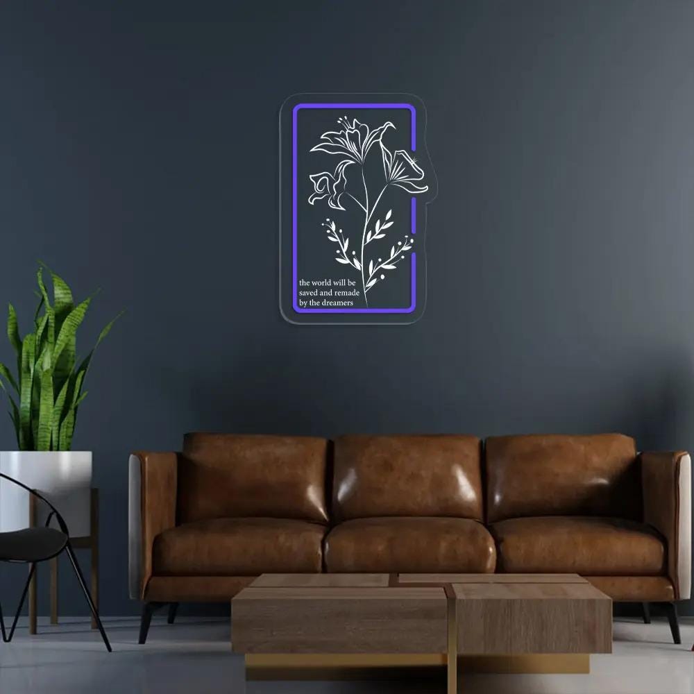 Throne Of Glass Flower Aelin Quote Neon Sign, The Thirteen Neon, Throne Of Glass Neon, Gift for her To Whatever End Throne Of Glass Neon