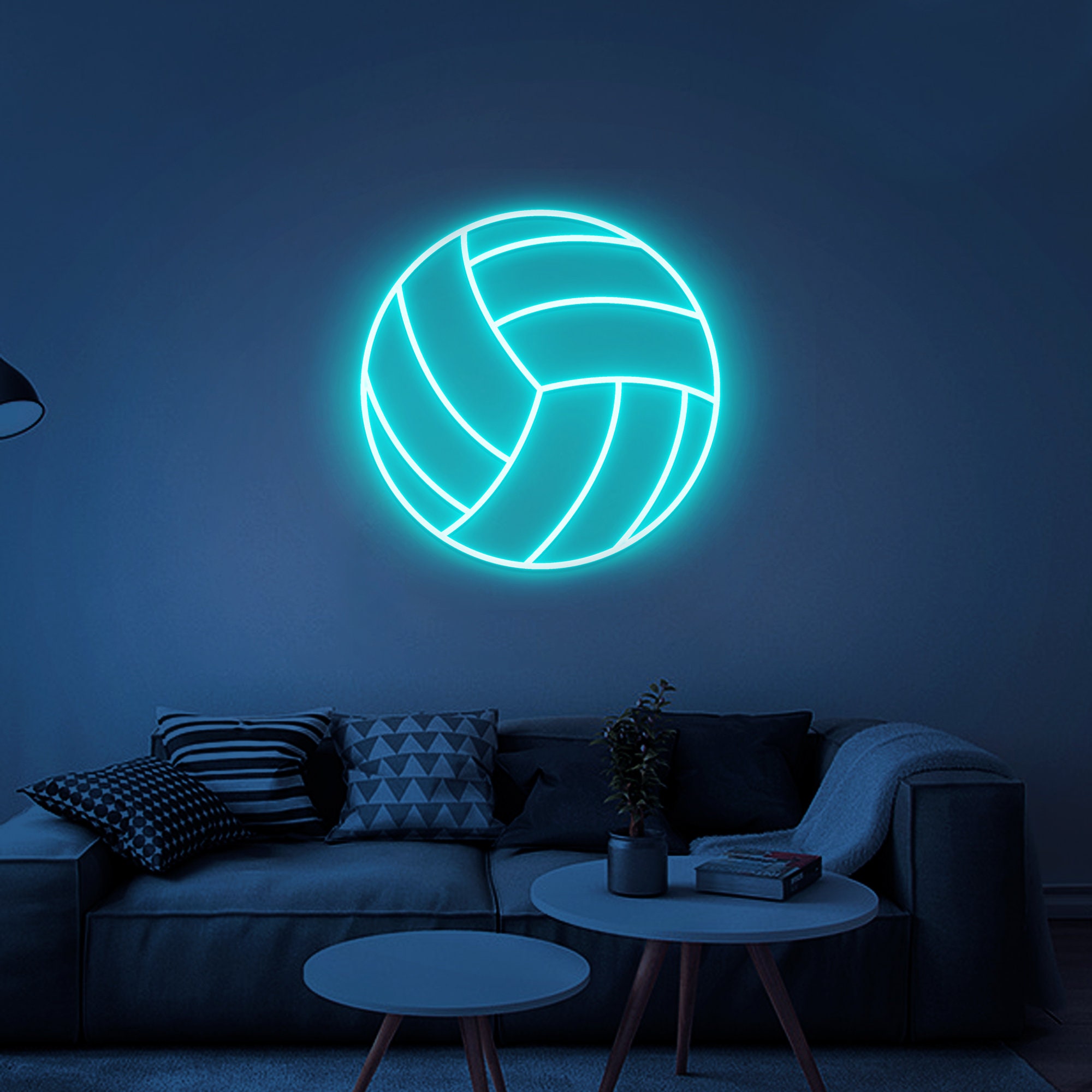 Volleyball Neon Sign, Volleyball Room Decor, Volleyball Gifts for Kids, Personalized Christmas Gifts