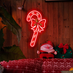Christmas Candy Cane Neon Sign Merry Christmas Neon Sign Christmas Tree Decor Sign Custom Neon Sign Christmas Gifts Holiday Neon Sign