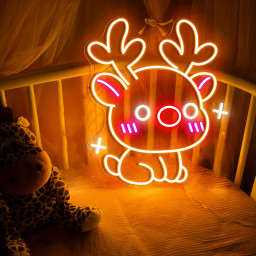 Christmas Reindeer Neon Sign Merry Christmas Neon Sign Christmas Tree Decor Sign Custom Neon Sign Christmas Gifts Holiday Neon Sign