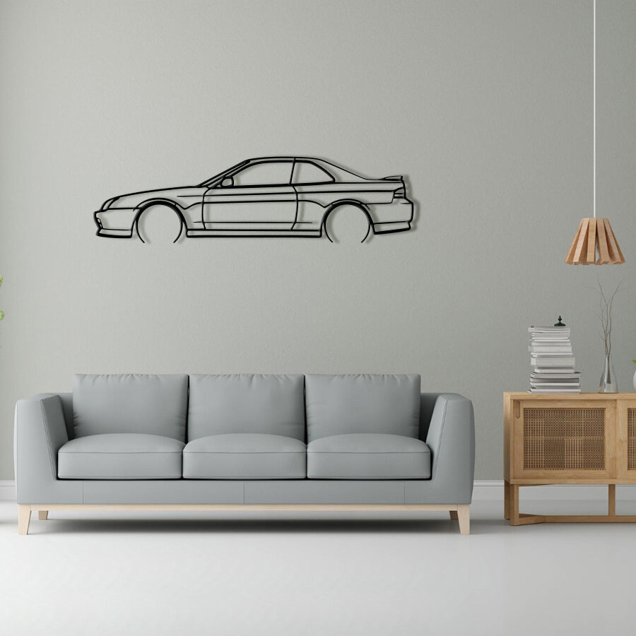 Honda Prelude Raised Steel Wall Art