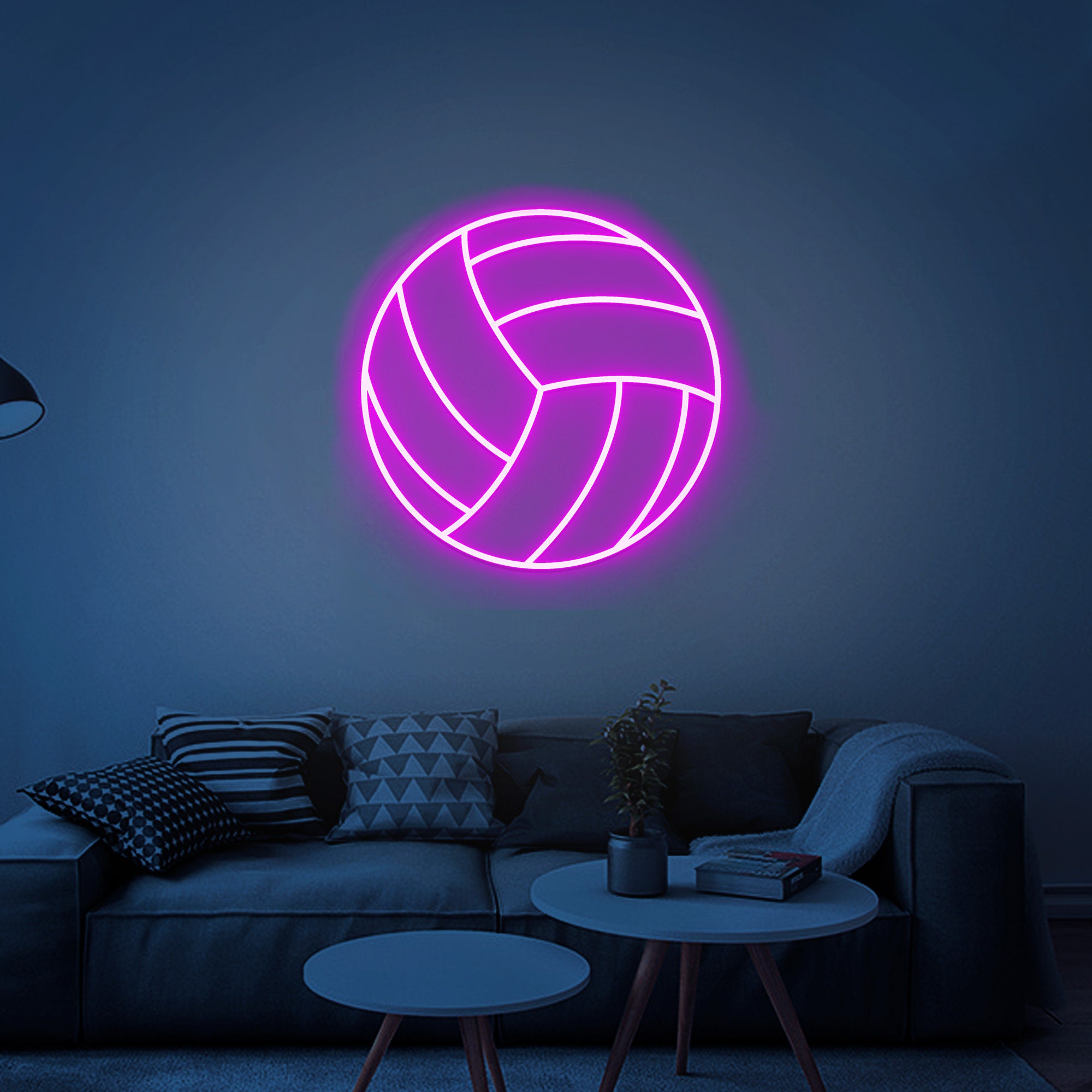 Volleyball Neon Sign, Volleyball Room Decor, Volleyball Gifts for Kids, Personalized Christmas Gifts