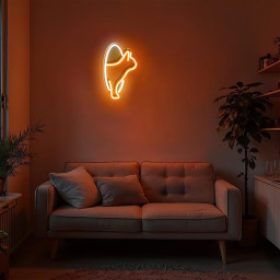 Peeking Cat Head Neon Sign Funny Wall Decor for Cat Lovers Kidsroom Decor Dorms Decor Cat Art for Home Decor Valentine Gift for Her