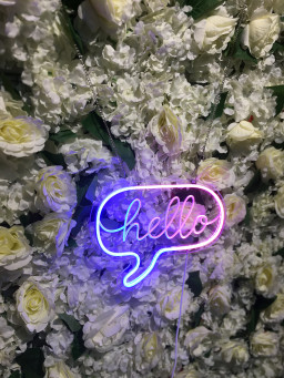 Neon Sign Light Hello Led USB 5v Personalized Birthday Decoration Room Bar Home Bedroom Party Wall Decor Neon Mural Ornament Gift