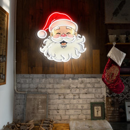 Christmas Santa Clause Neon Sign Merry Christmas Neon Sign Christmas Tree Decor Sign Custom Neon Sign Christmas Gifts Holiday Neon Sign