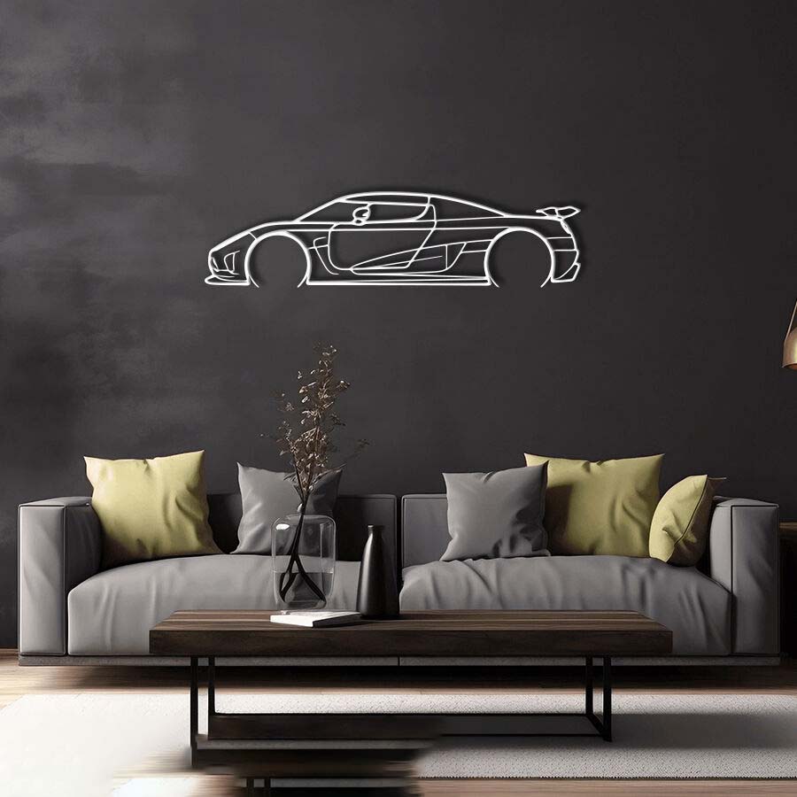 Koenigsegg Agera R Raised Steel Wall Art