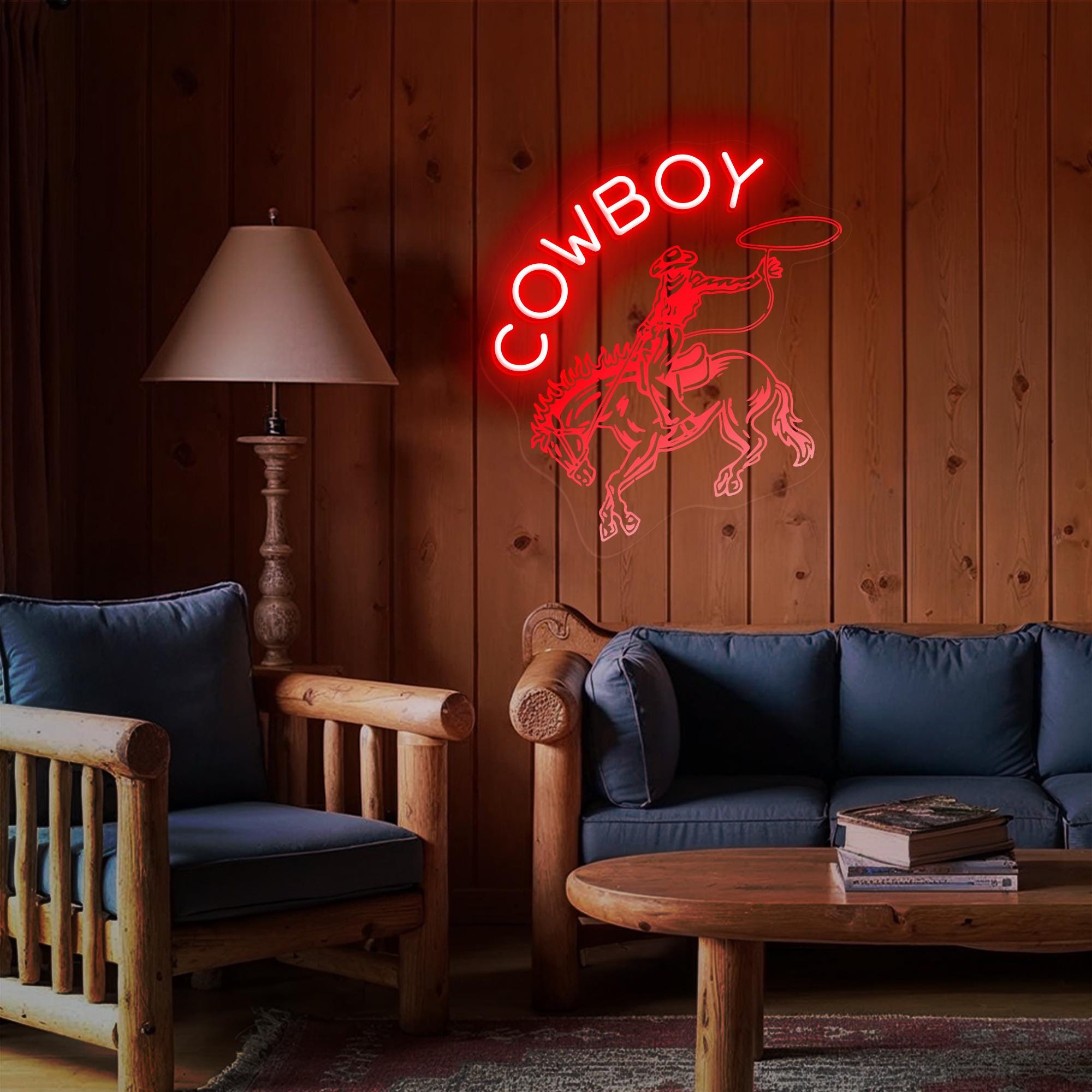 Rodeo Cowboy Neon Sign Cowboy Howdy Neon Sign Trendy Aesthetic Decor Ranch Wall Decor Western Bar Sign Vintage Cowboy Room Sign Gift for Him